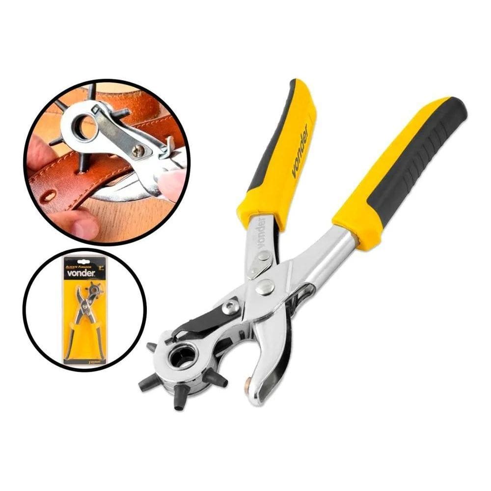 Alicate Vazador 6 Furos Vonder: Cintos, Chinelos E Couro