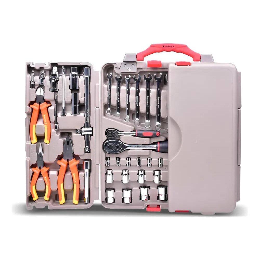 Jogo Ferramentas Mayle 110 Peças Cromo Vanádio Maleta