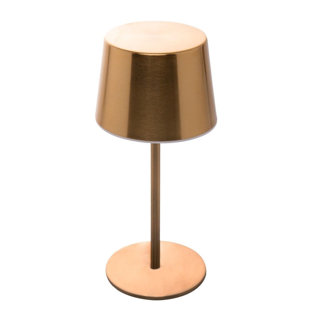 Luminária de Mesa Led 3 Tons Usb Elara7,5 x 19 cm Dourada Lyor