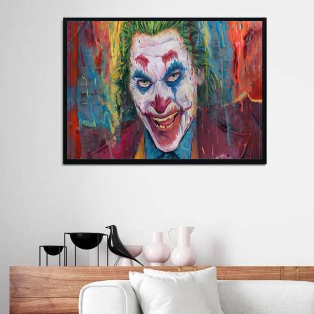 Quadro Decorativo Estilo Pintura Coringa