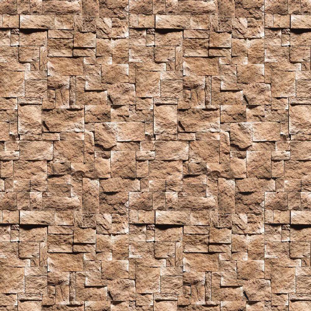 Papel De Parede Cubos Mármores Vermelhos Autocolante Sala