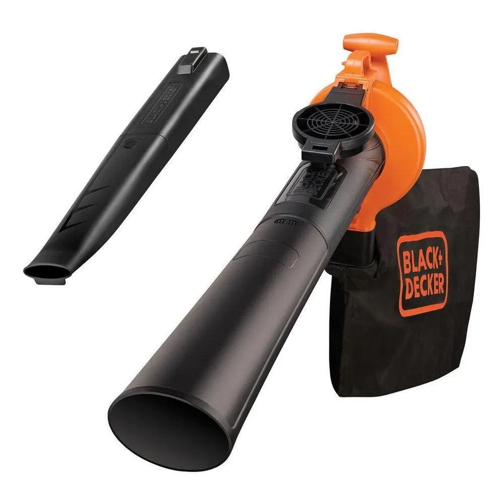 Soprador Aspirador Triturador Folhas Black+Decker 2500W