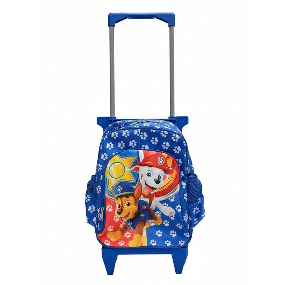Mochila Escolar Infantil com Rodinhas Patrulha Canina - GV Bolsas