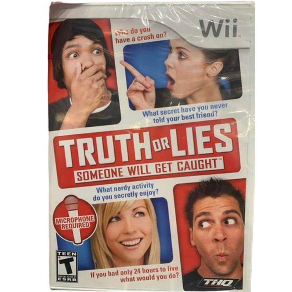 Jogo Truth Or Lies Someone - Wii