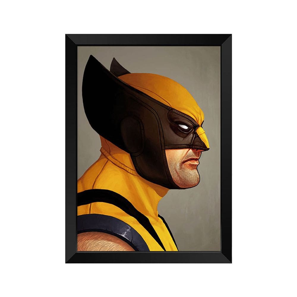 MP - Quadro Decorativo Wolverine com acri lic