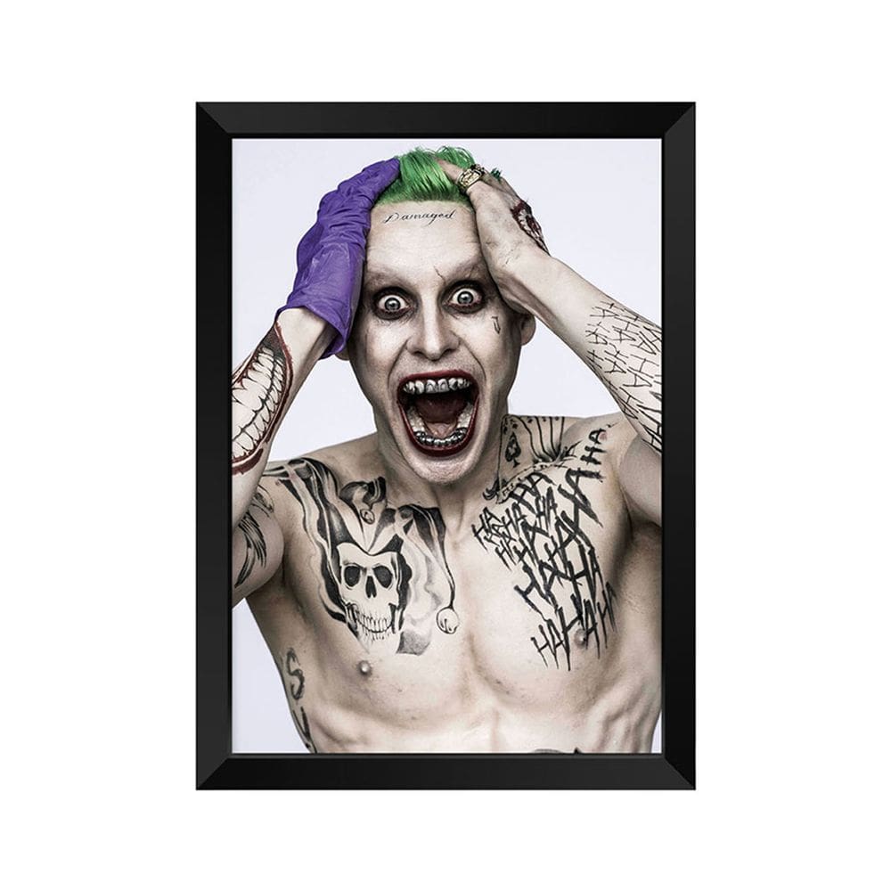 Quadro Decorativo Coringa com acrílico A4