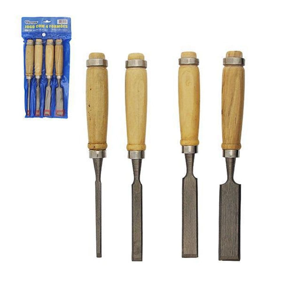 Jogo De Formões Para Entalhe De Madeira Artesanato