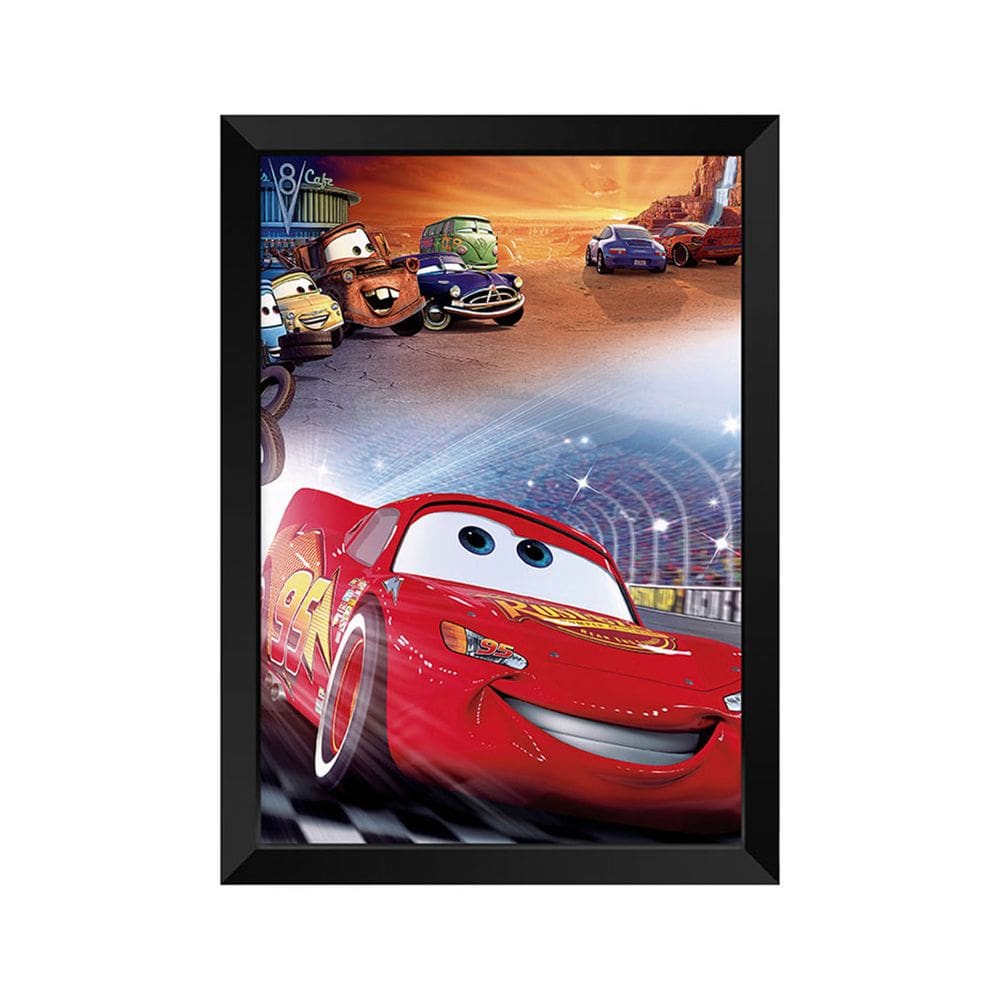 Quadro Decorativo Carros com acrílico A4