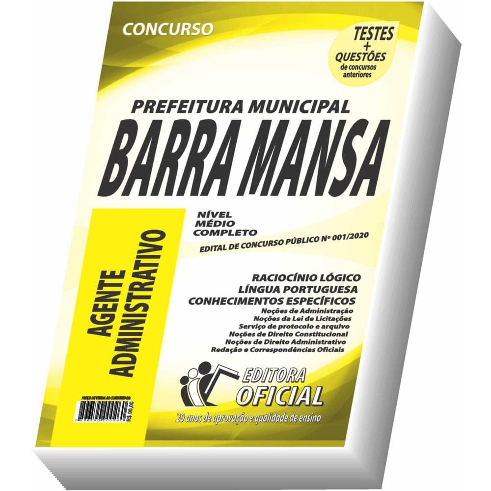Apostila Prefeitura De Barra Mansa - Agente Administrativo