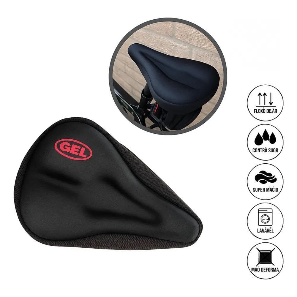 Capa Gel Banco Bike: Conforto Absoluto Anti-Impacto