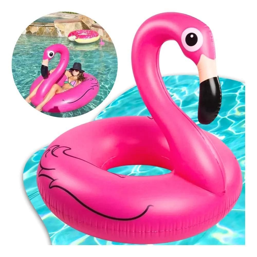 Boia Flamingo Gigante 120Cm: Verão Divertido E Estiloso