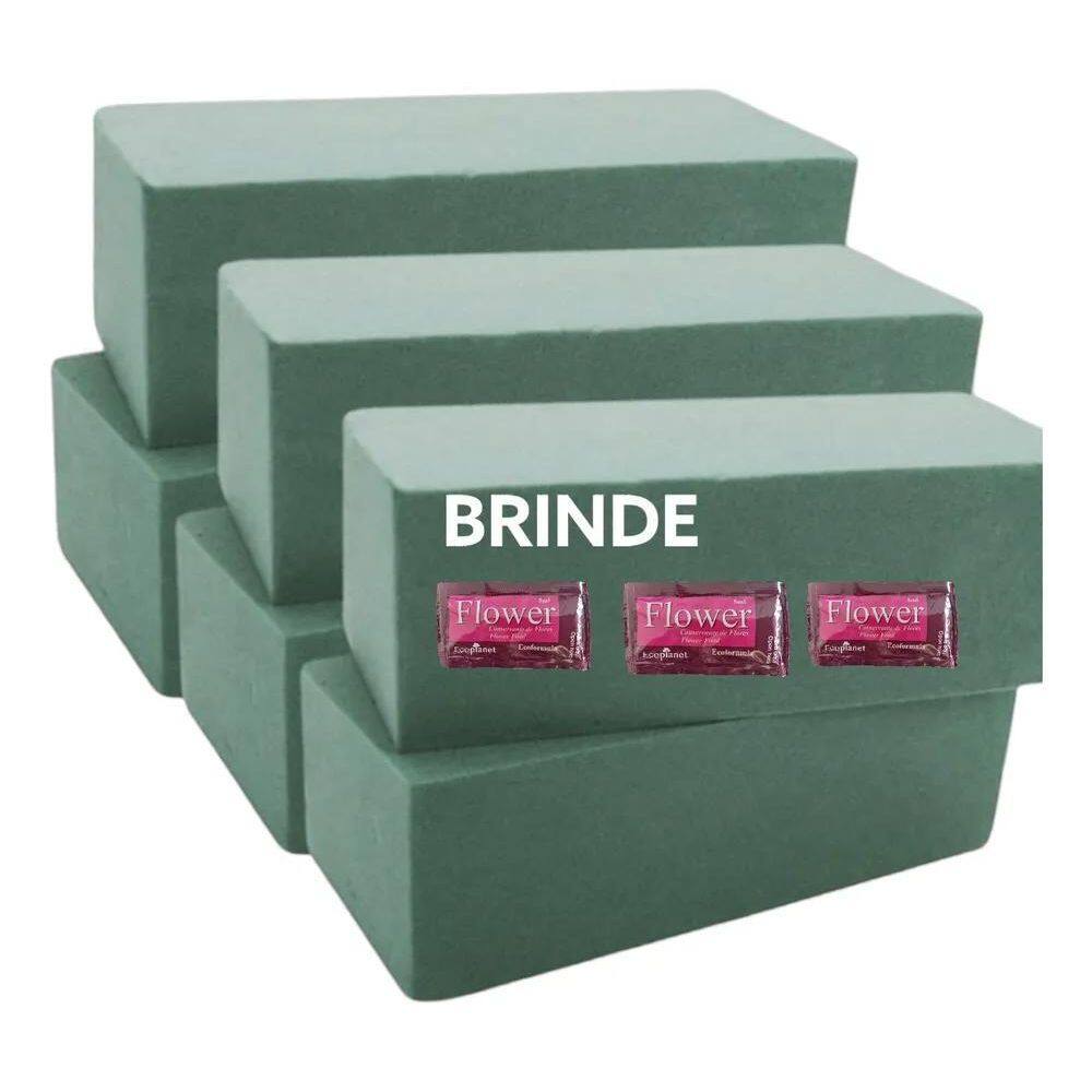 Kit 12 Espumas Florais Para Arranjos - Frescor E Base Perfei