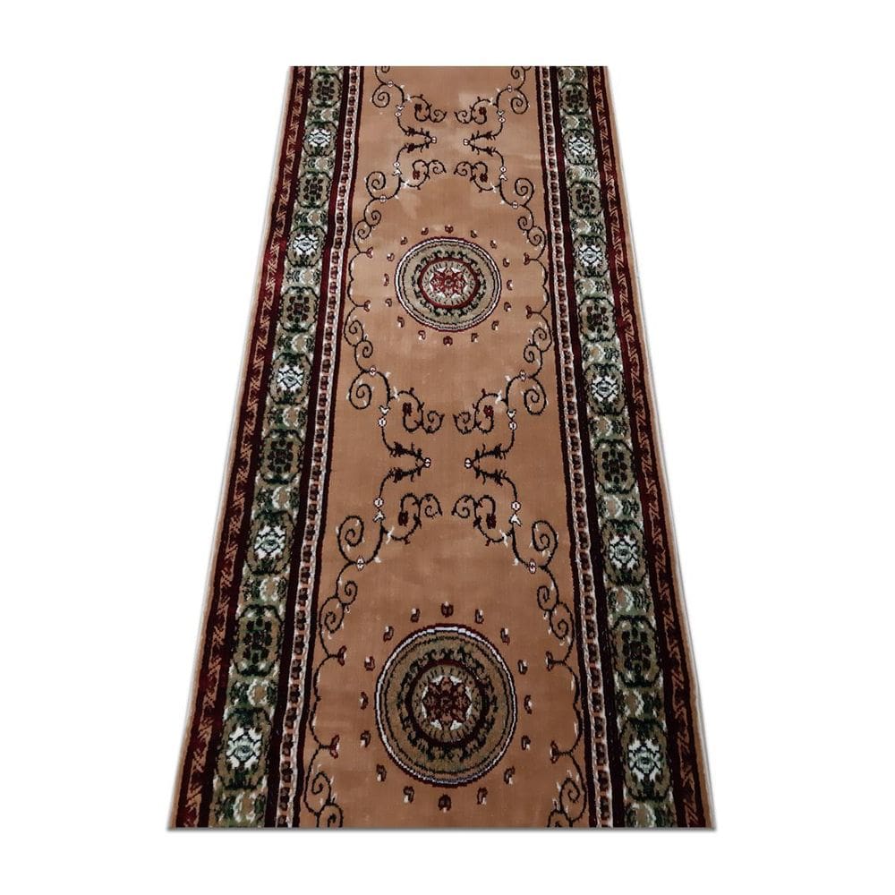 Passadeira 10Mt Belga Aveludado 60X1000Cm Mandala Bege