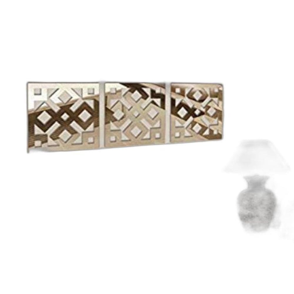 Espelho Decorativo Ladrilhos Quarto Sala 50Cm 4Peças