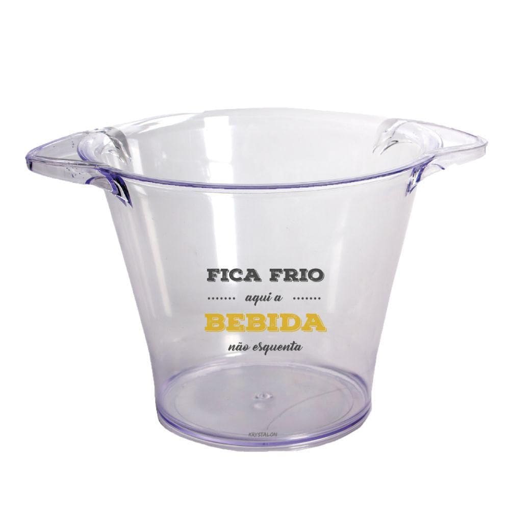 Balde De Gelo Personalizado Fica Frio