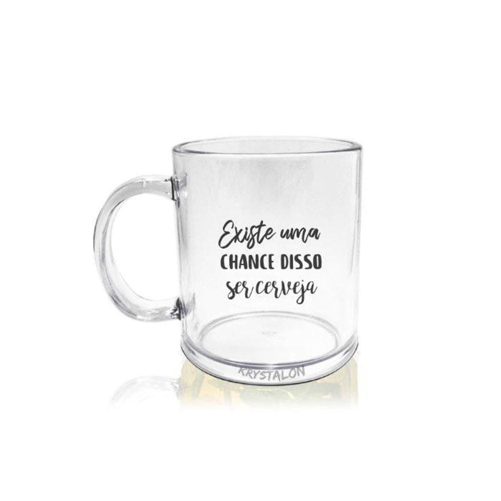 Kit 4 Canecas Acrílico Cerveja Krystalon