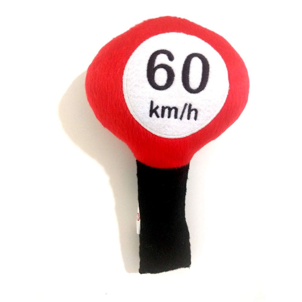 Brinquedo De Pelúcia Para Cães E Gatos  - Placa 60Km