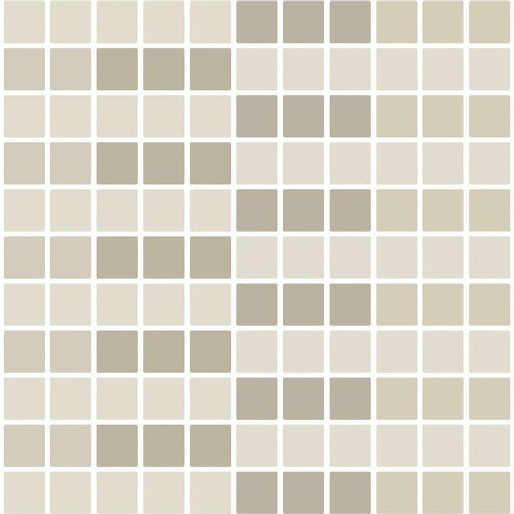 Papel De Parede Pastilha Tons Claros Autocolante Cozinha