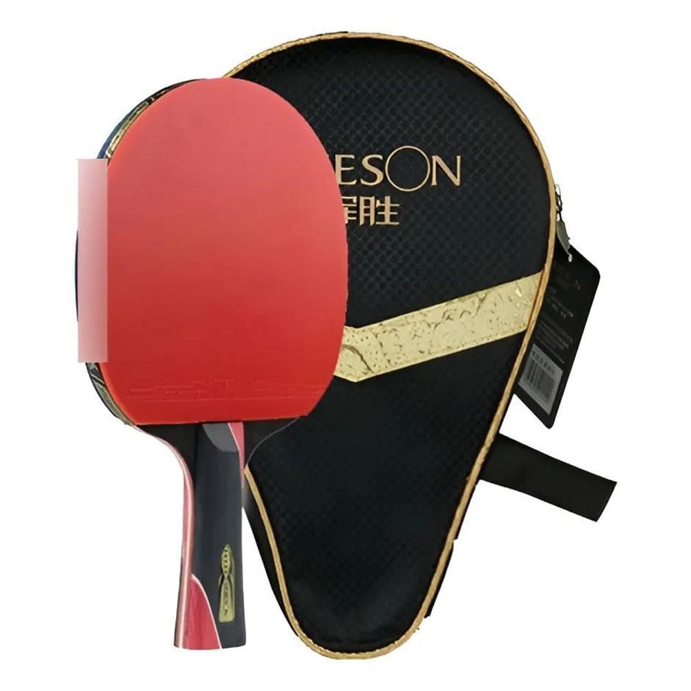 Raquete Tênis Mesa 5 Estrelas Huieson Carbono F