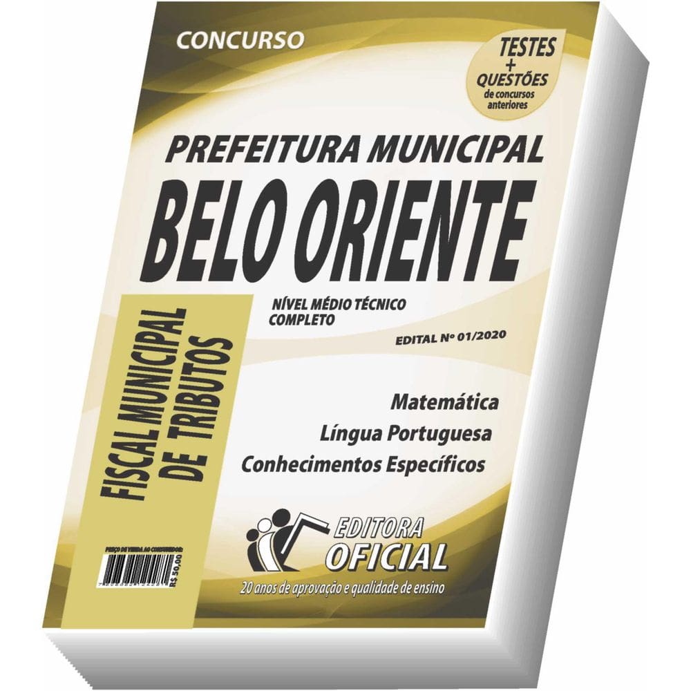Apostila Belo Oriente - Fiscal Municipal De Tributos