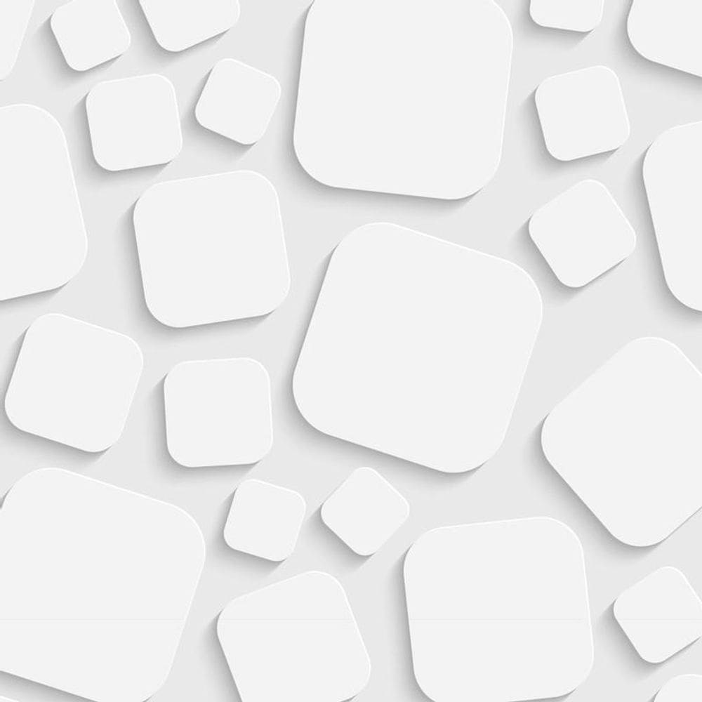 Papel De Parede Quadrados 3Dtamanhos Diversos Adesivo Sala