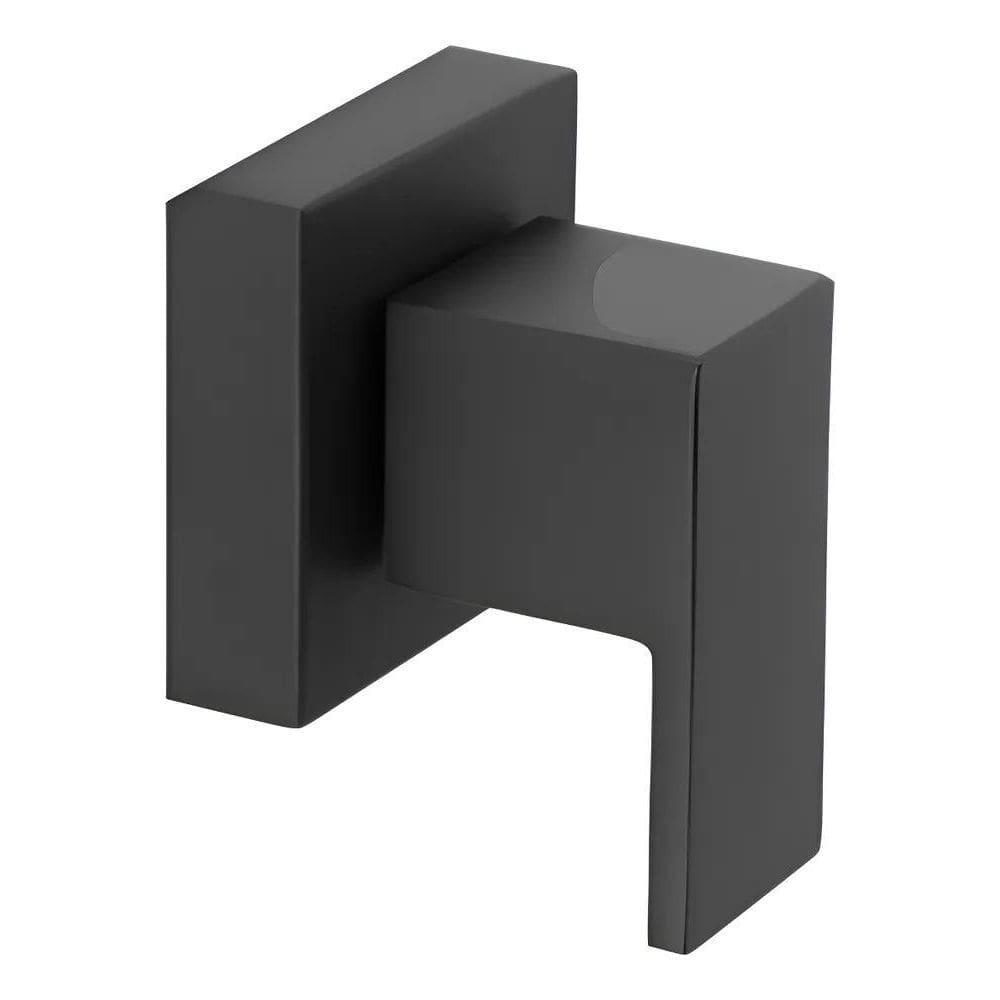 Acabamento Registro Quadrado Deca Preto Fosco Moderno