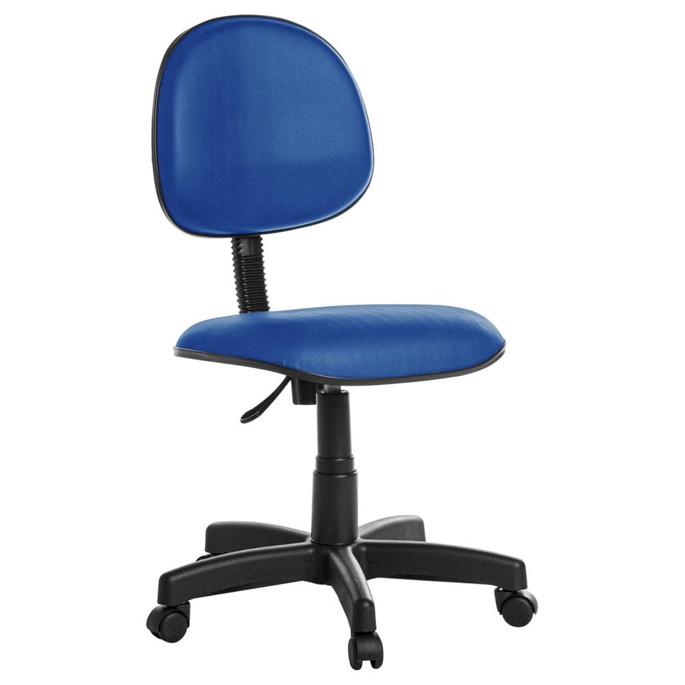 Cadeira Escritorio Giratoria Executiva sintético Azul