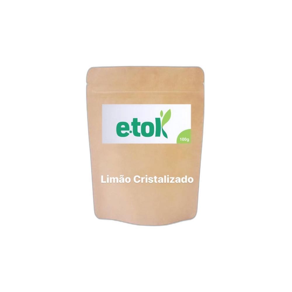 Limão Cristalizado - 100Gr - Tok Essências & Ervas