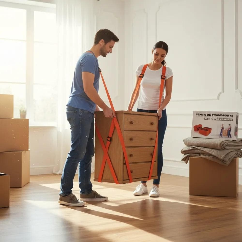 Cinta Transporte Cargas Pesadas 150Kg 2 Pessoas