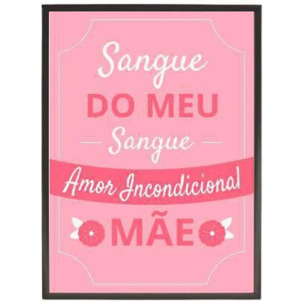 MP - Quadro Decorativo Ma e Amor Incondiciona