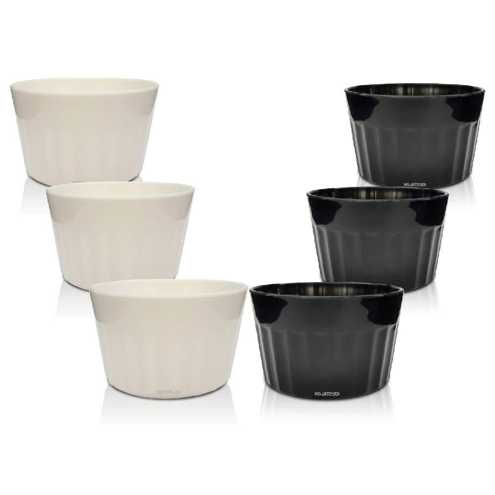 Kit 6 Ramequins Polipropileno - Tigela Ramequim Krystalon