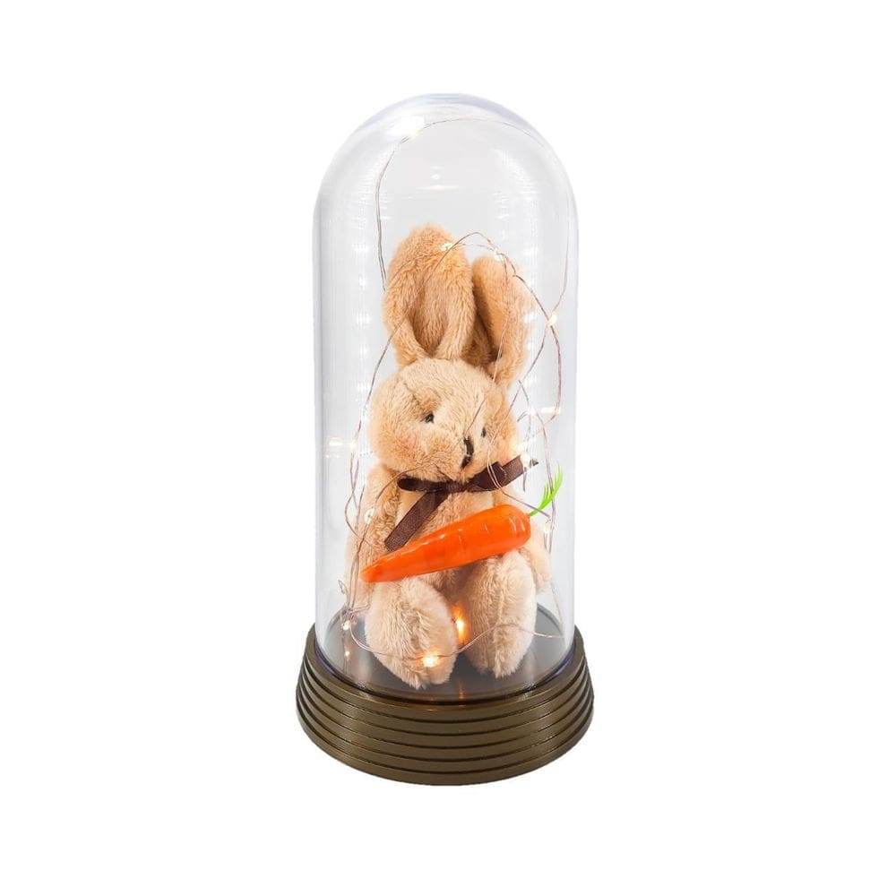 Luminária Coelhinho De Páscoa Na Redoma Coelho De Pelúcia