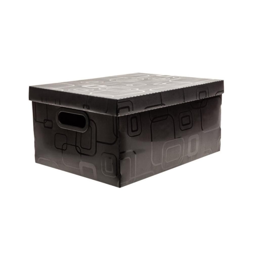 Caixa Organizadora Dello Pequena 31X25X18,5Cm Preta 2170