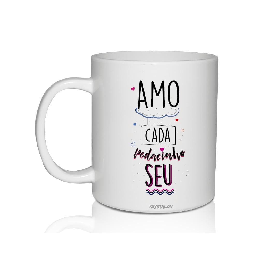 Caneca Personalizada Acrílico Pedacinho - Dia Dos Namorados