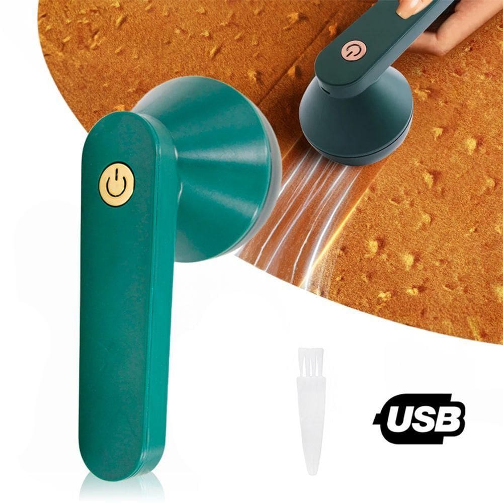 Aparador Removedor Tira Pelos Bolinha Eletrico Fio Recarregável Verde