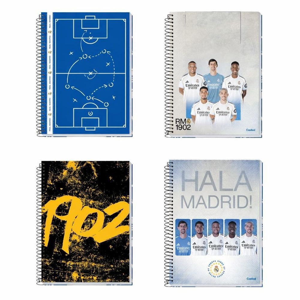Caderno Universitário 10 Matéria Real Madrid Oficial Credeal