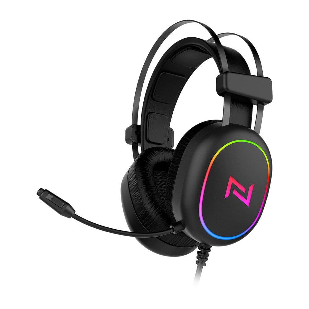 Headset Gamer Neologic Ngx Dark Rgb Drivers De 50Mm Plug:2*3.5Mm +Usb Preto - Ngxdark