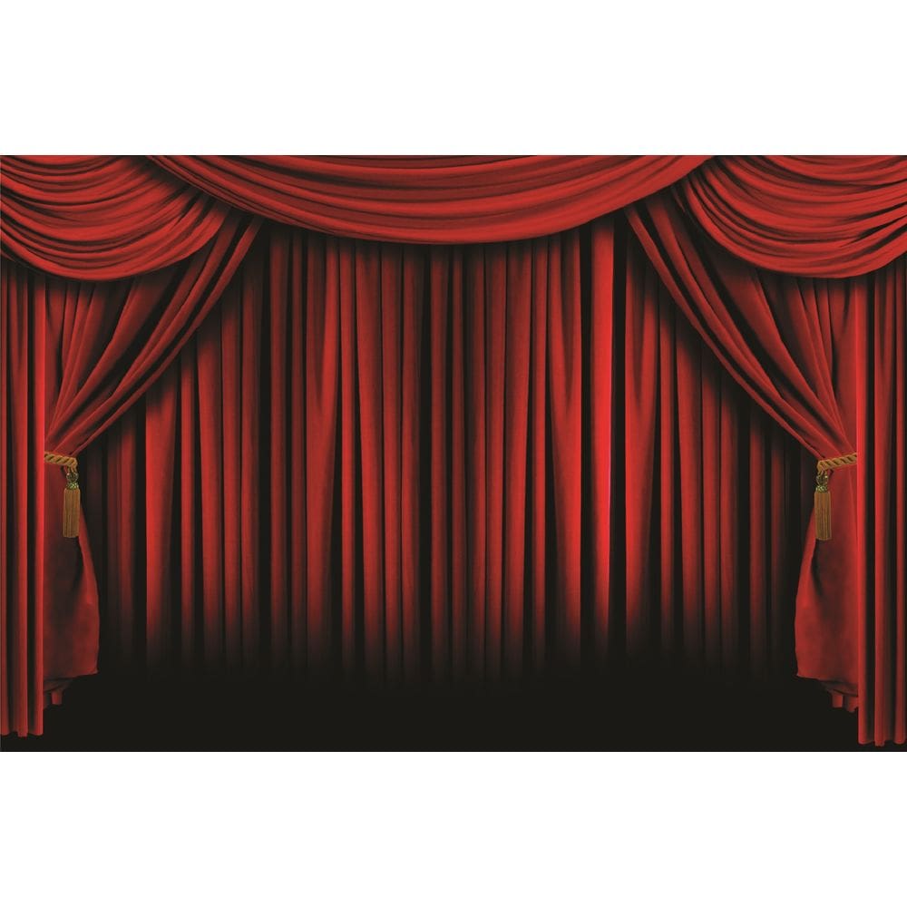 Fundo Fotográfico Em Tecido Cortina Vermelha 2,20X1,50.