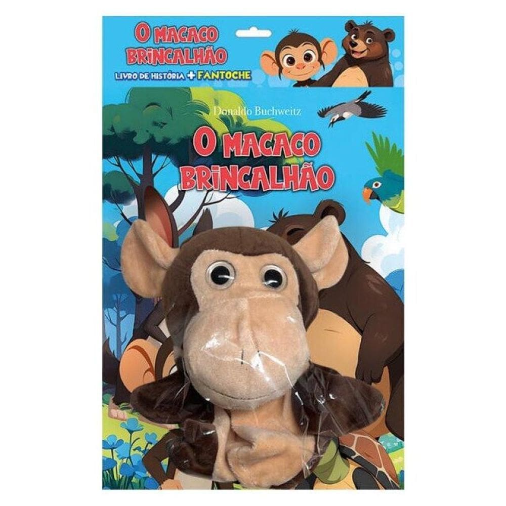 O Macaco Brincalhão - Livro De História + Fantoche