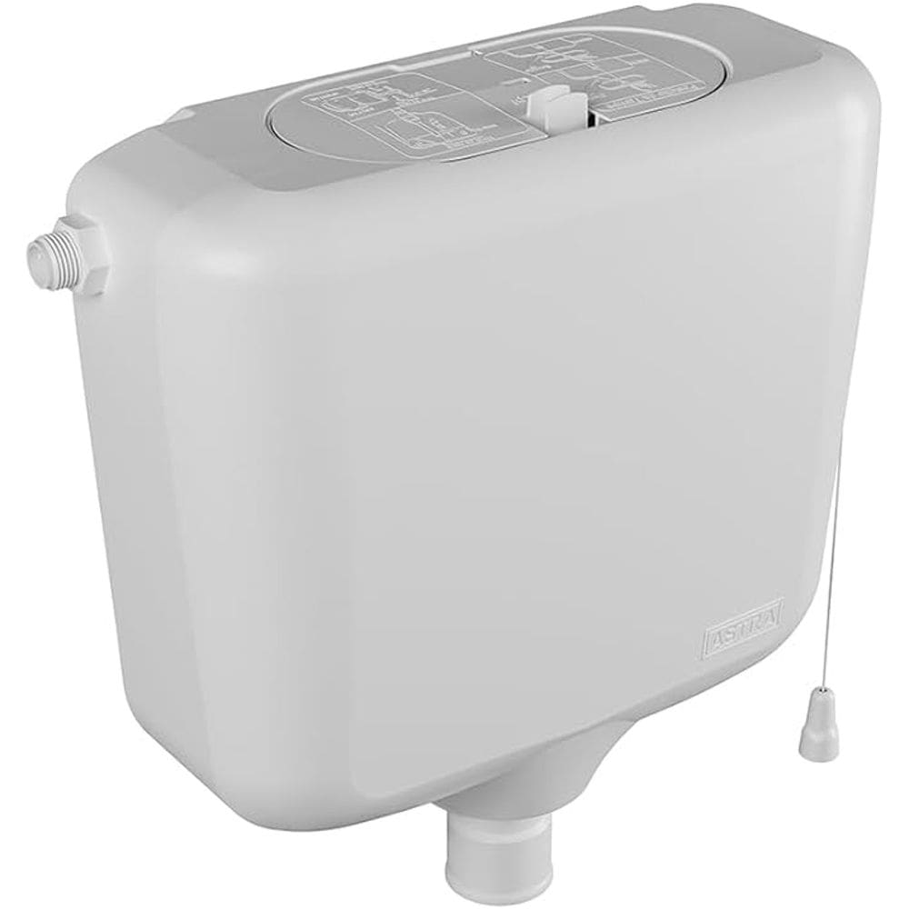 Caixa De Descarga Controlada Astra Branca 9 Litros 95003