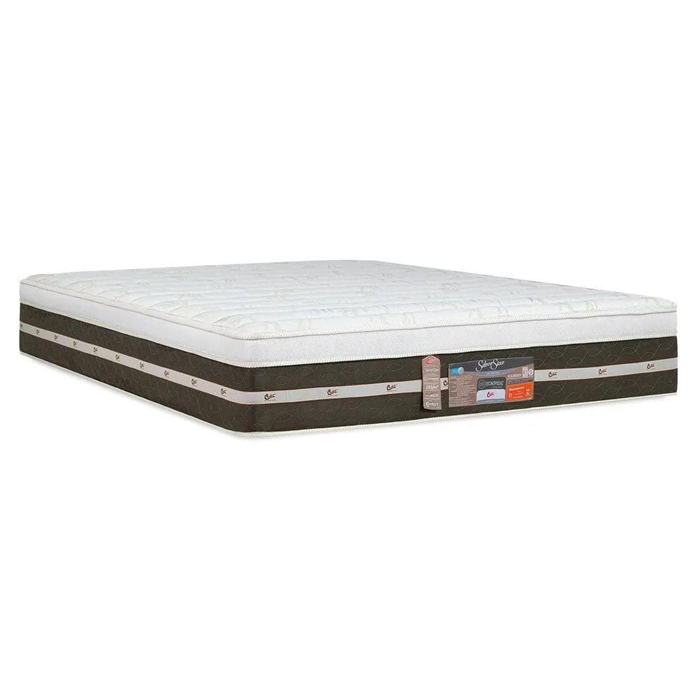 Colchão King Castor Silver Star Air One Face Tecnopedic 193x203x32