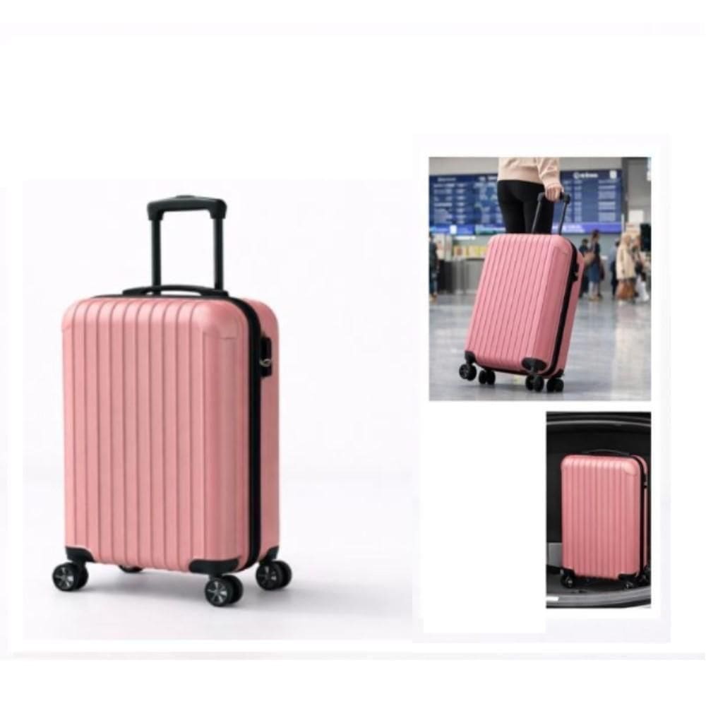 Mala Viagem Rigida Abs Bordo Pequena Giro 360 Mao Padrao Rose 10kg