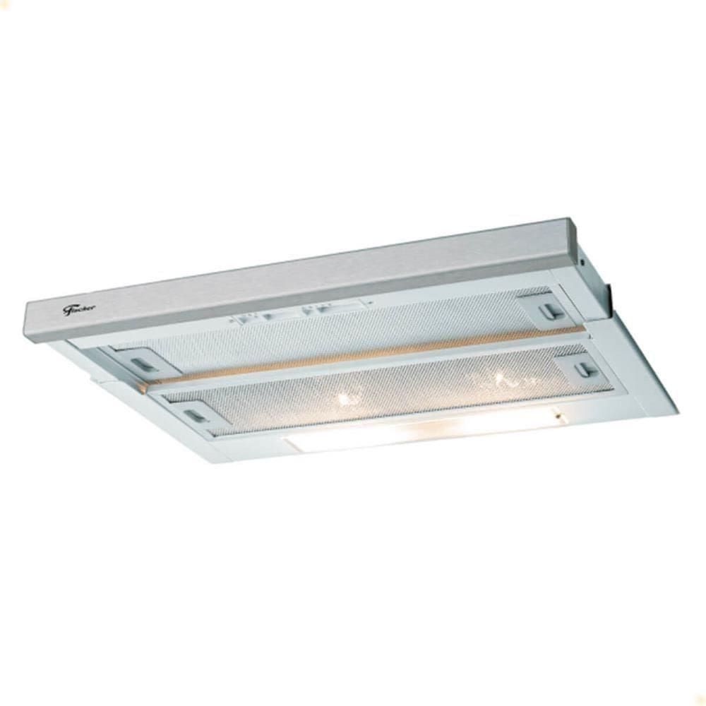 Depurador-exaustor De Embutir Fischer Slim 60 Cm Aço Inox 220V Com Filtro 3 Velocidades 5760-10336