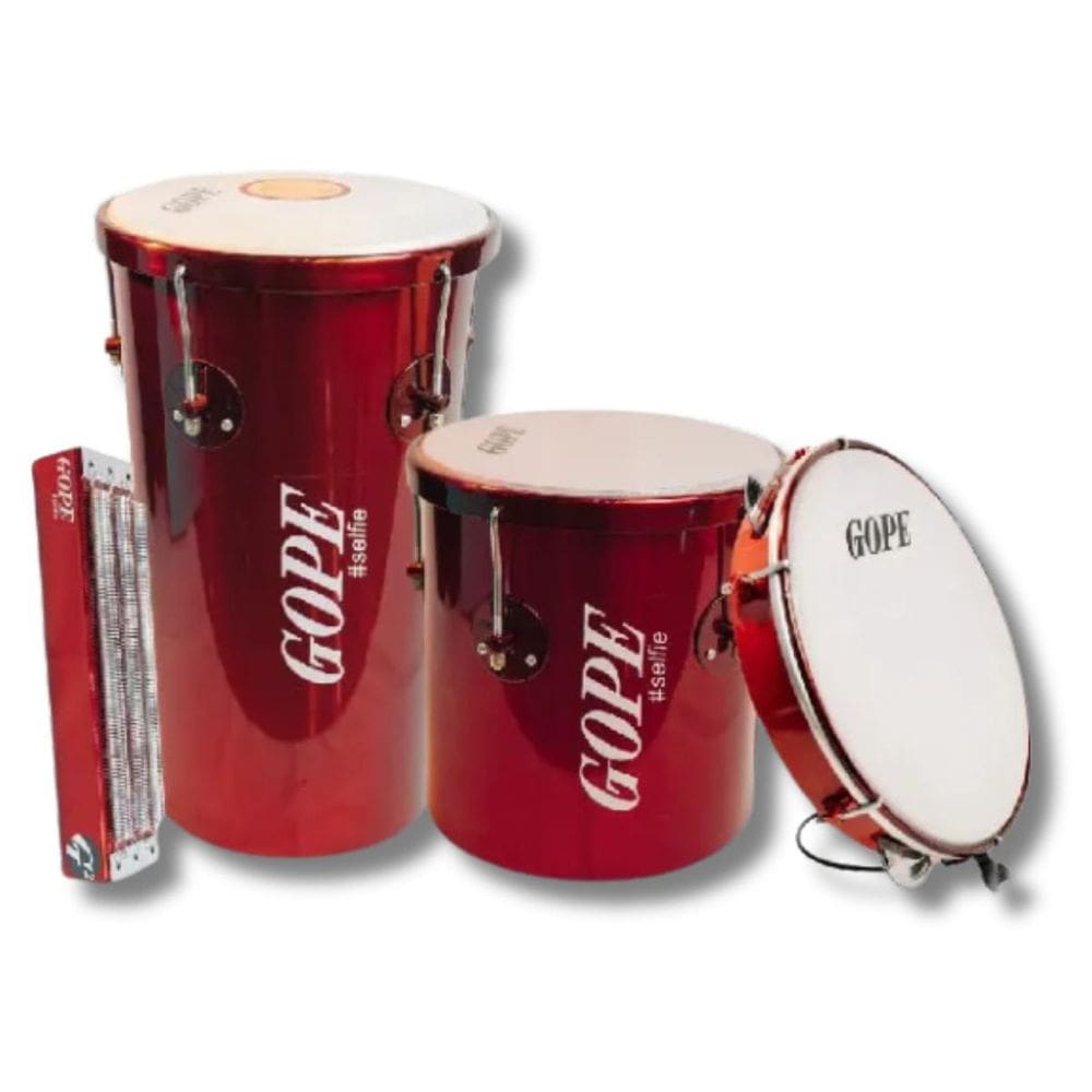 Kit Resenha 2 Pandeiro/Rebolo/Reco/Repique De Mão  Kitres2