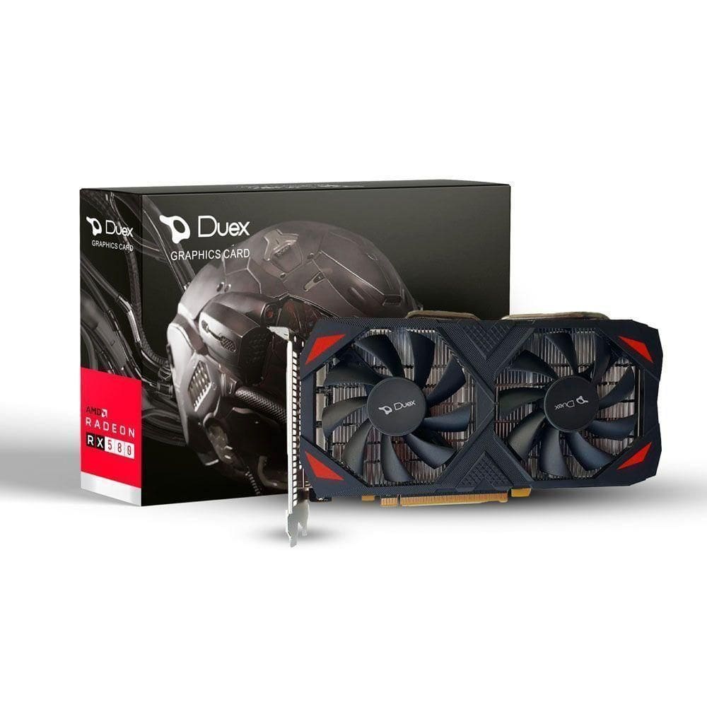 Placa De Vídeo Rx580 8gb Gddr5 256bits Dx Rx580 8gb