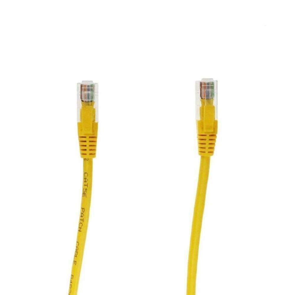 Patch Cord Utp 1,5mts Cat5e Amarelo