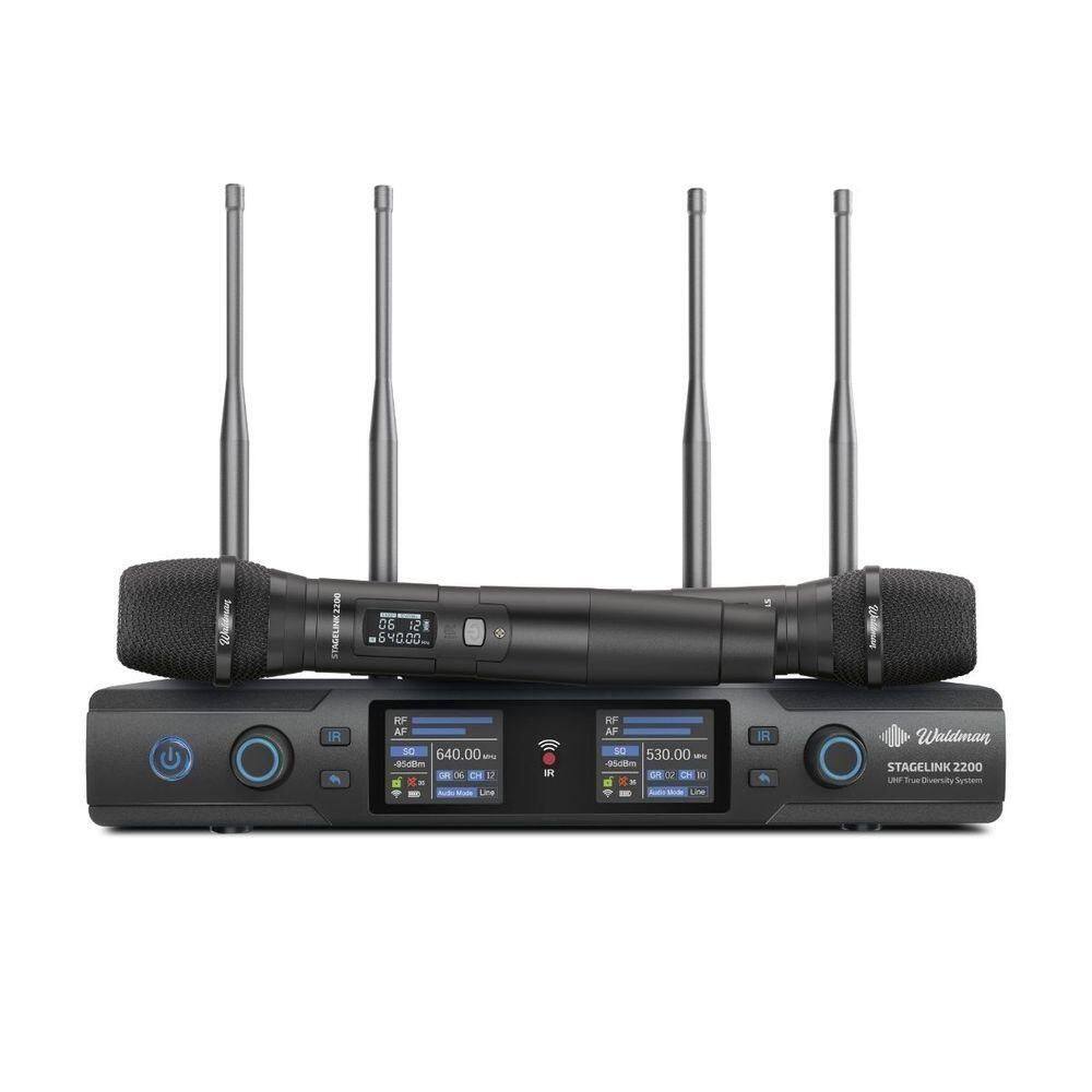 チームウエダ　プロ4 FLS-60B ファインラインスペシャル ボロン Microfone Sem Fio Duplo Modelo Wsl-2200/530 Waldman | Extra