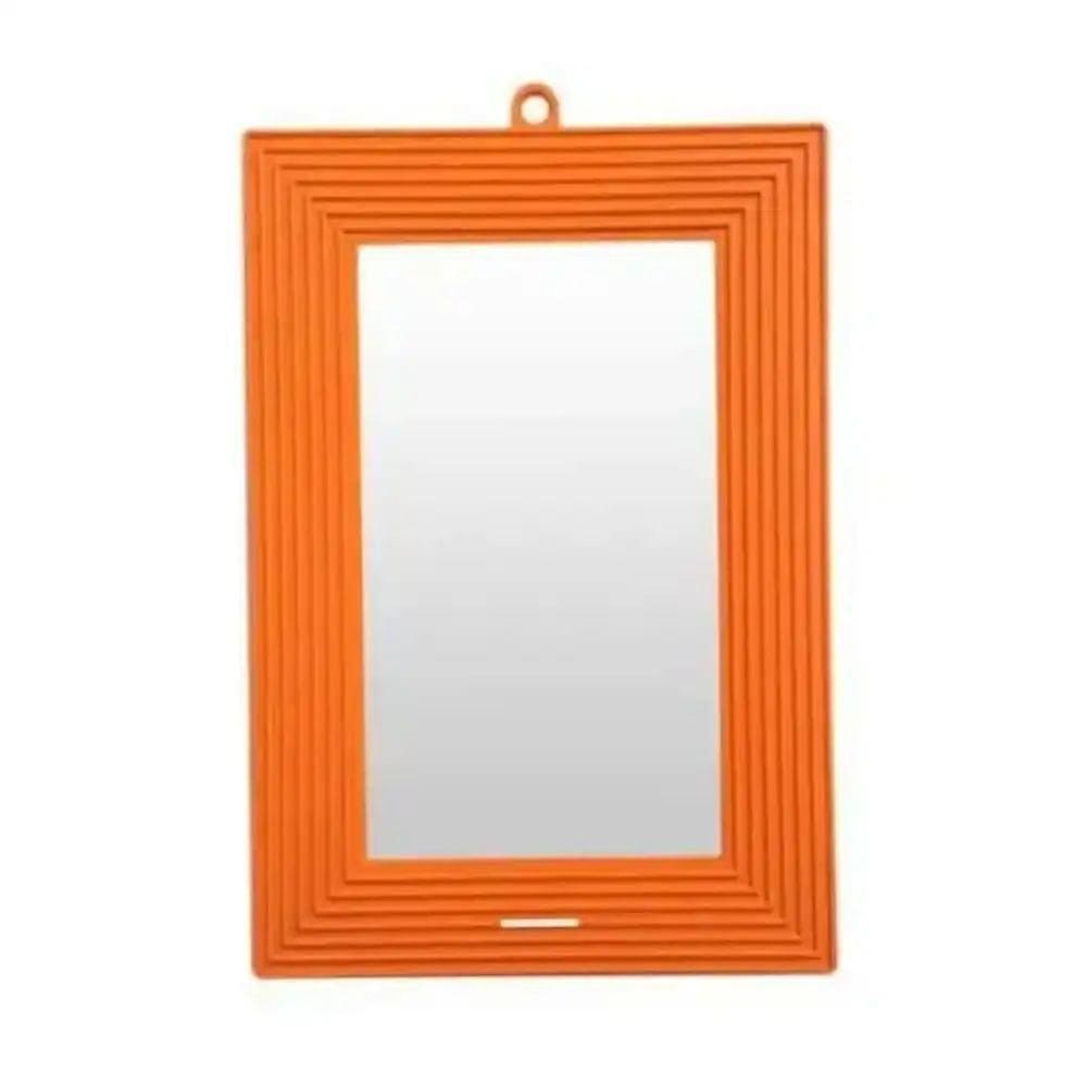 Espelho Moldura 20x14 Laranja Budeplast