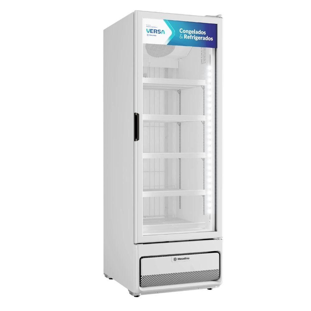 Freezer Vertical Multitemperaturas 541L Para Alimentos 8°C a -20ºC Branca VM50AH Versa 127v - Metalfrio