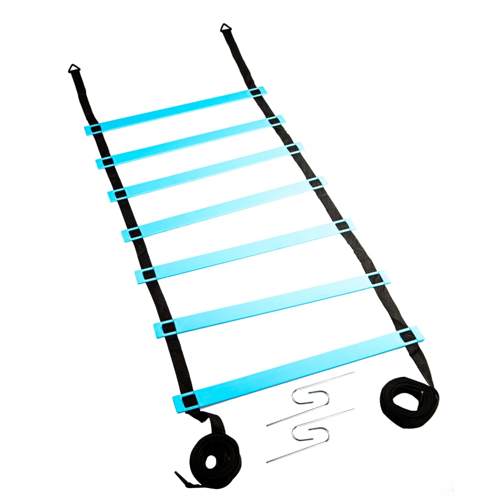 Escada de Agilidade Athletic 4 Metros 7 Degraus Ajustáveis para Treino Funcional, Fitness, Velocidade e Agilidade